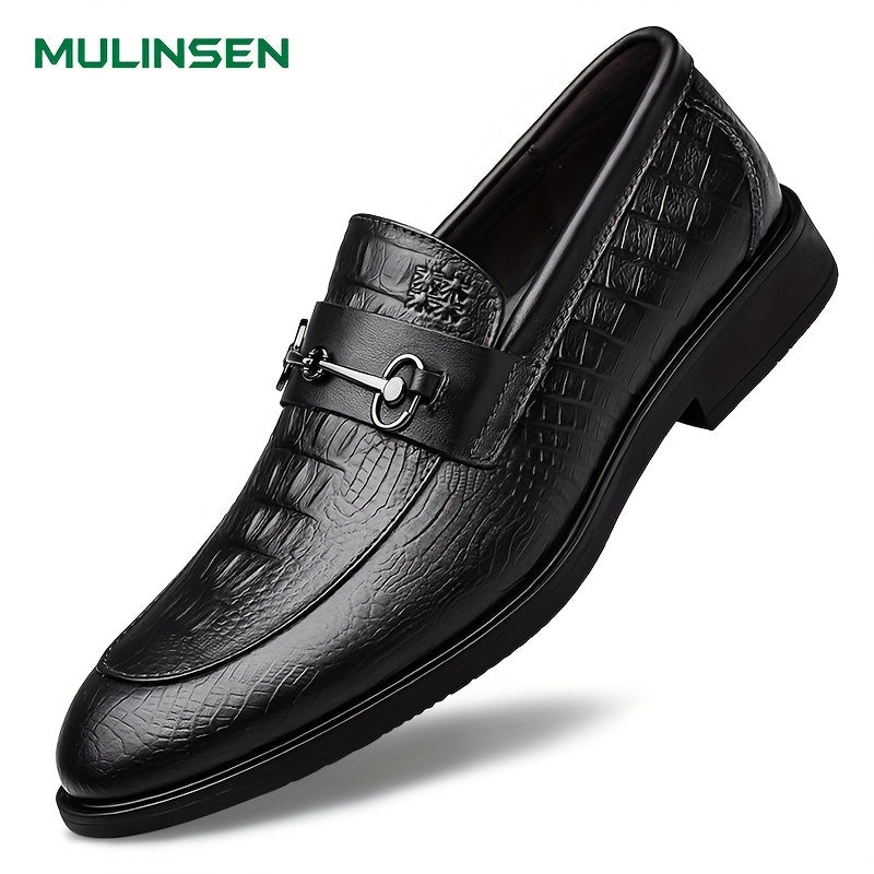 Men's Almond Toe Loafer Shoes Comfy Slip On Shoes Spring Summer