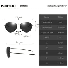 PARANOID Vintage UV400 Protection Sunglasses For Men Women P8512