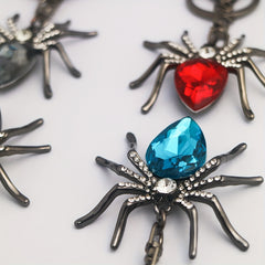 Crystal Spider Animal Keychain for Bag Backpack Wallet Car Keys