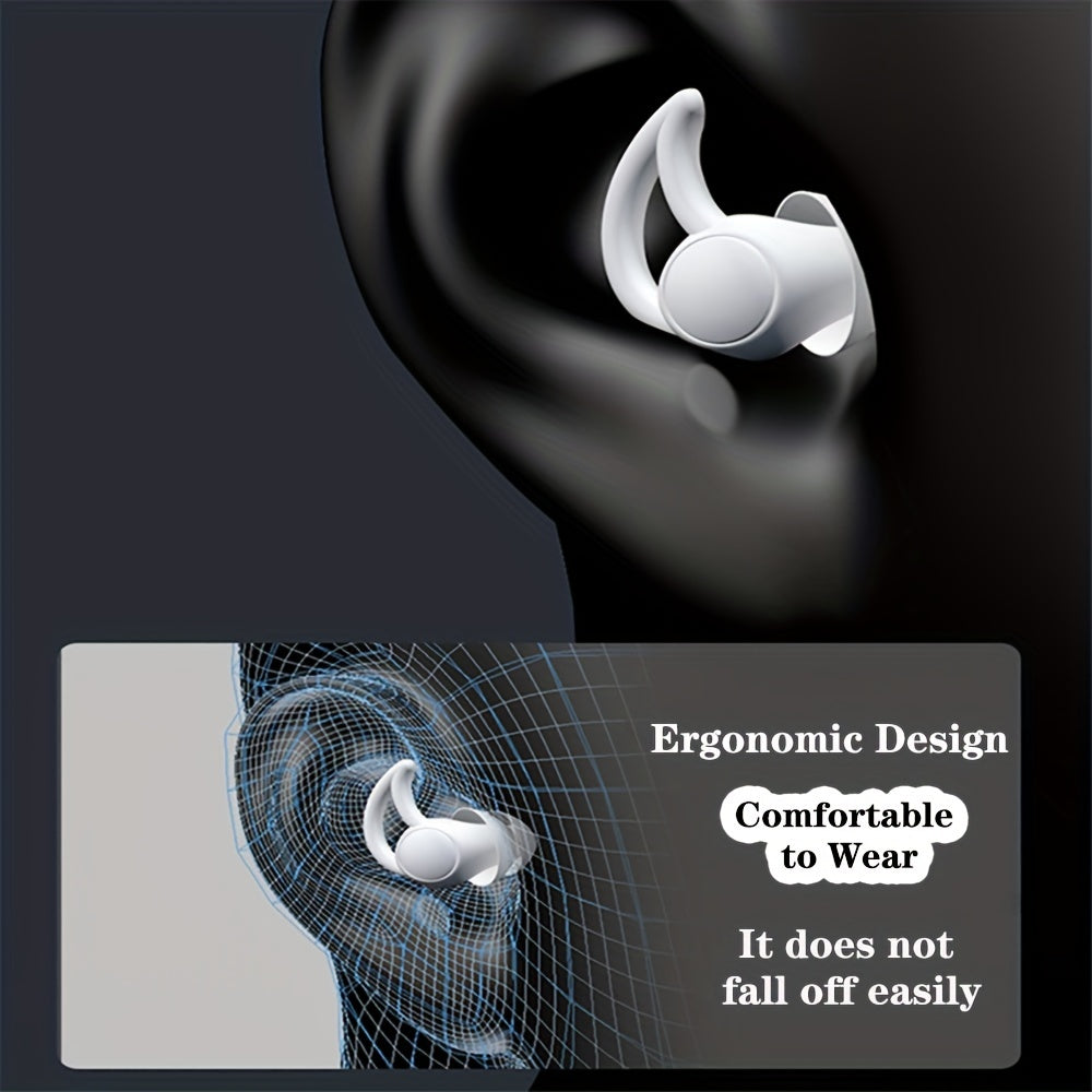 Silicone Waterproof Swimming Earbuds with Clear Case