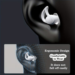 Silicone Waterproof Swimming Earbuds with Clear Case