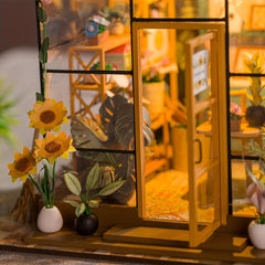 3D Jigsaw Puzzle Happiness Flower Room Mini Cabin Scene Gift