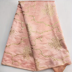 African Gilding Lace Fabric Embroidery Print Brocade Lace