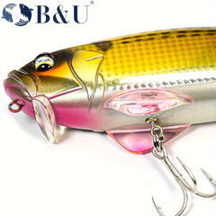 B&U 110g Topwater Jointed Swimbaits Floating Big Game Pencil Trolling Lure