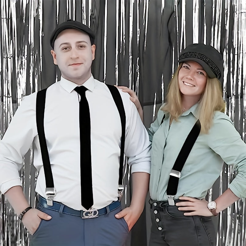 Men's Retro Suspenders Clips
