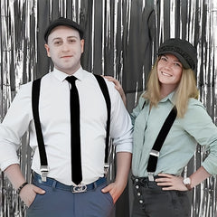 Men's Retro Suspenders Clips