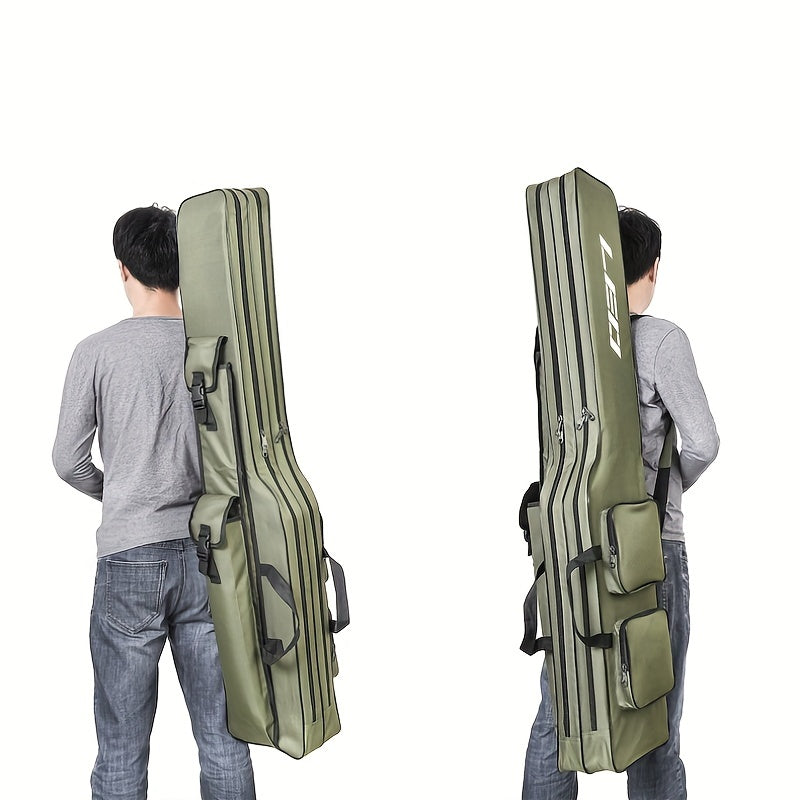 LEOFISHING Fishing Tackle Storage Bag 27ft Portable Rod Reel Organizer