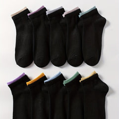 10 Pairs Women's Sports Ankle Socks Soft & Lightweight Low Cut Stockings