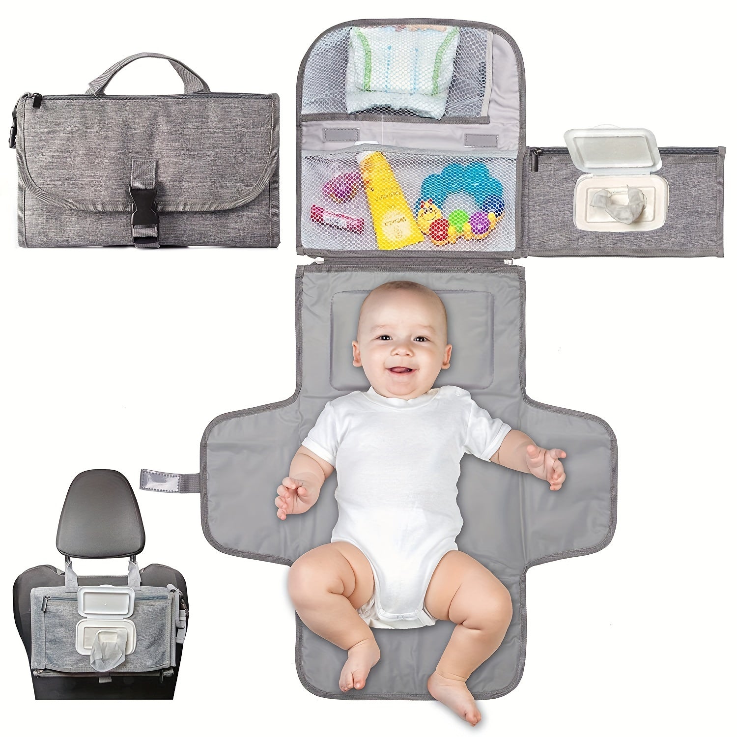 Waterproof Changing Pad Portable Diaper Changing Pad
