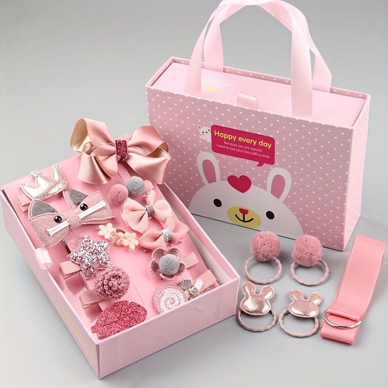 18pcs Princess Crown Hair Clip Set for Children