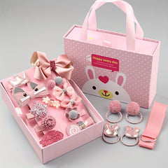 18pcs Princess Crown Hair Clip Set for Children