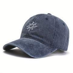 Embroidered Sun Baseball Cap Outdoor Sun Protection Dad Hat