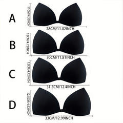Invisible Front Buckle Push Up Bra