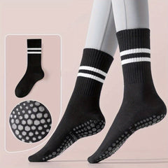 High Elastic Non Slip Silicone Sports Socks for Women