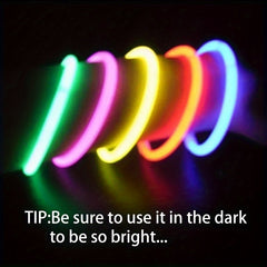 Neon Glow Sticks Bracelets Necklaces for Party
