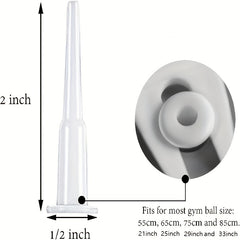 Yoga Ball Air Plug for Fitness Exercise with Stopper Pin Needle