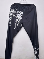 Women's Plus Floral Print High Rise Leggings