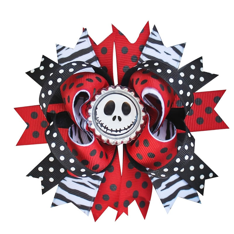 The Nightmare Before Christmas Bow Movie Hairpin Halloween Christmas Gift