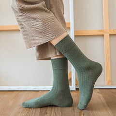 Cotton Comfy Mid Tube Socks Women's Stockings