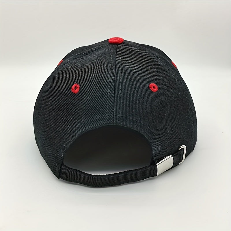 Antlers Print Flat Brim Hip Hop Baseball Cap