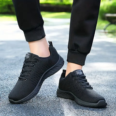 Men's Lace-Up Sneakers Lightweight Athletic Shoes
