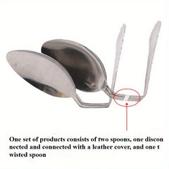2pcs Spoon Telepathy Kit Bendable Metal Trick Set