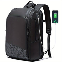 Expandable Travel Business Laptop Backpack Waterproof USB Charging Port