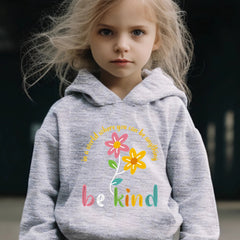 BE KIND & Flower Pattern 2pcs Activewear Sets - Girls Comfy Sports Outfits