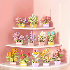 DIY Succulent Building Block Flowers Immortal Flowers Desktop Ornaments