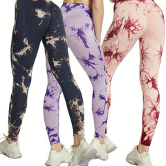 Tie Dye Yoga Pants High Stretch Leggings