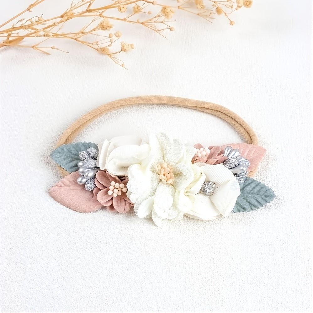 Cute Floral Headbands for Baby Girls Soft Hair Accessories