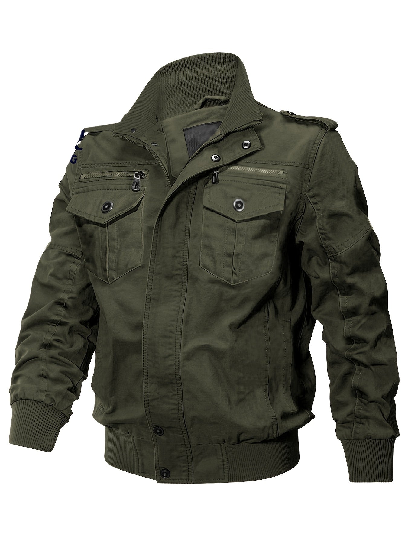 Men's Casual Winter Cotton Military Jackets Outdoor Coat Windproof