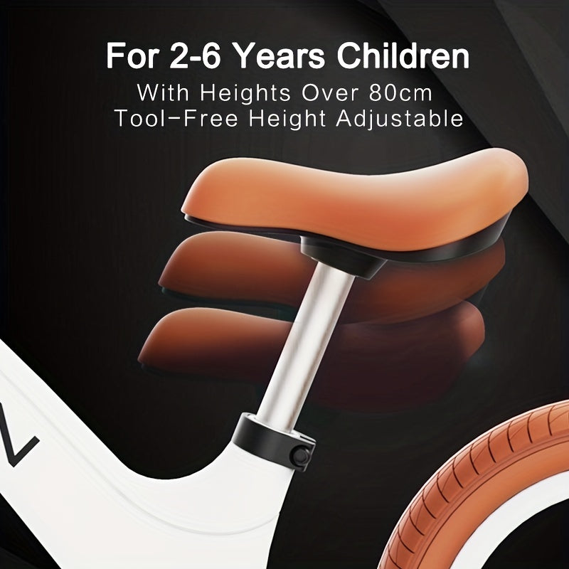 Lightweight Non Pedal Balance Bike for Toddlers & Children Ages 2-6
