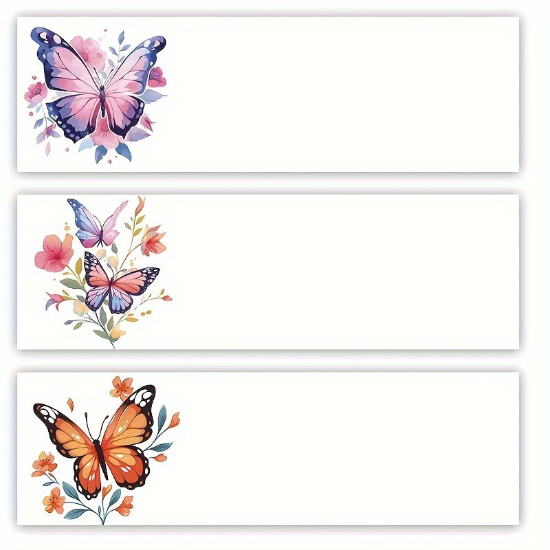 180 Personalized Address Labels 6 Patterns Self-adhesive Flat Labels