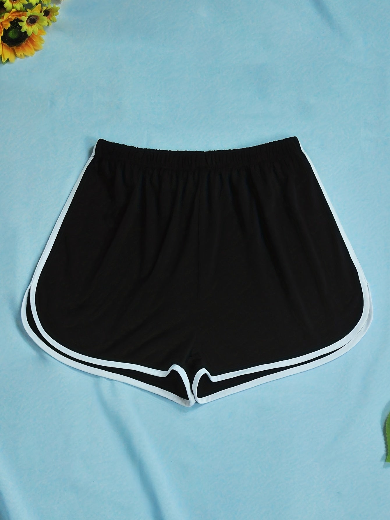 Sporty Shorts with Contrast Trim