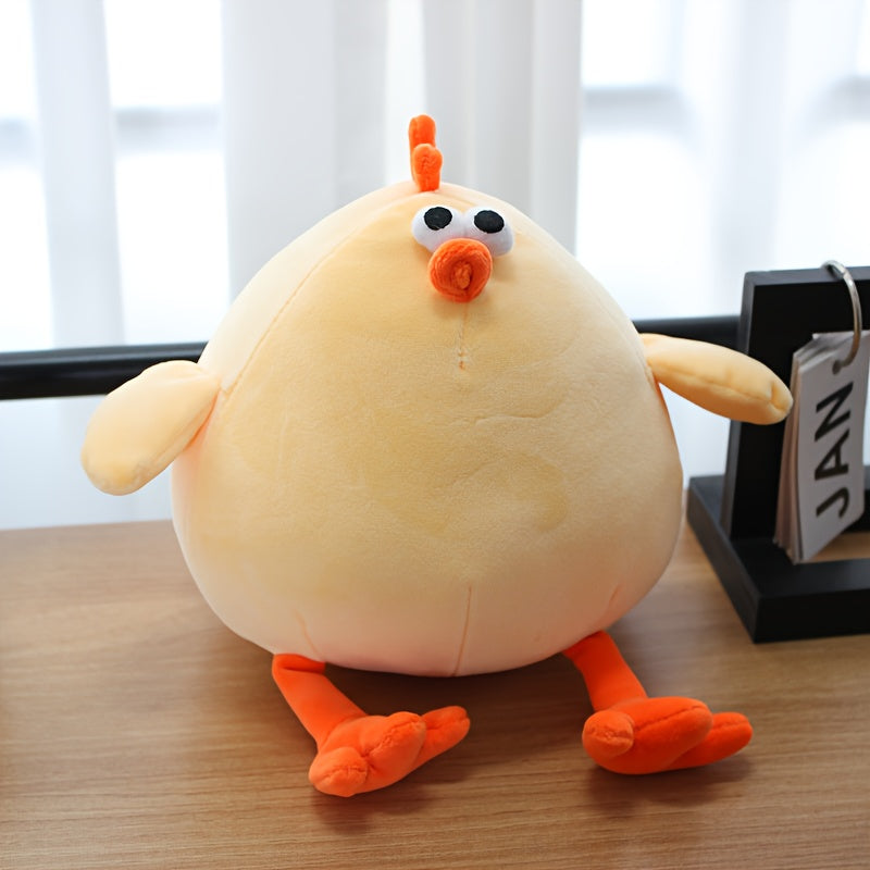 Adorable Yellow Chick Plush Toy for Home Decor