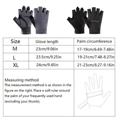 Sun Protection Fishing Gloves Breathable Cycling Gloves Anti Slip Workout Gloves