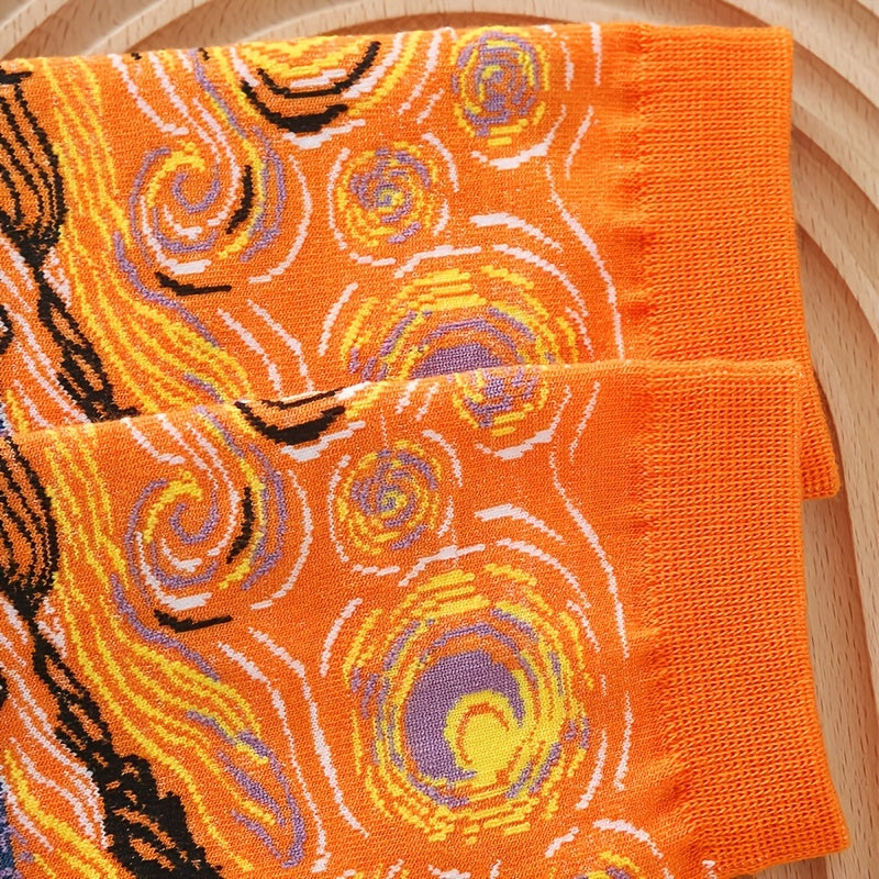 Cozy Dusk Pattern Socks for Women