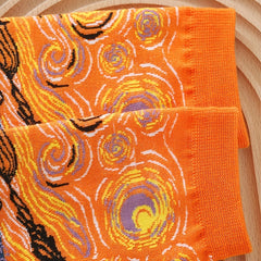 Cozy Dusk Pattern Socks for Women