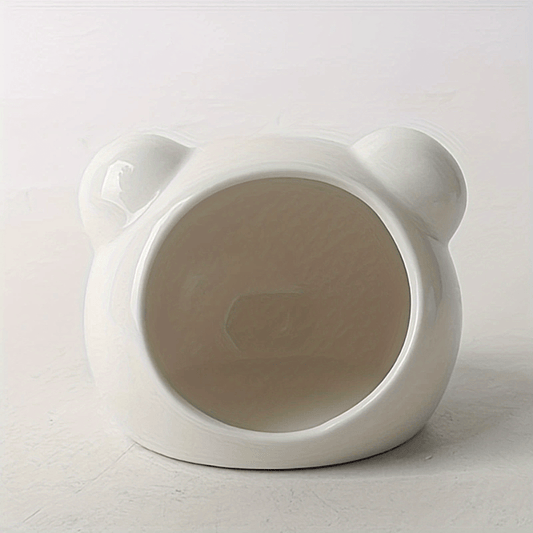 Ceramic Pet Water Dispenser and Hideout Hut Automatic Drinking Fountain