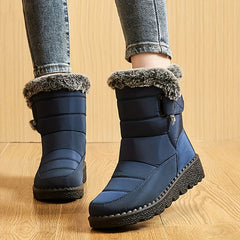 Waterproof Faux Fur High Top Snow Boots Lightweight Thermal Winter