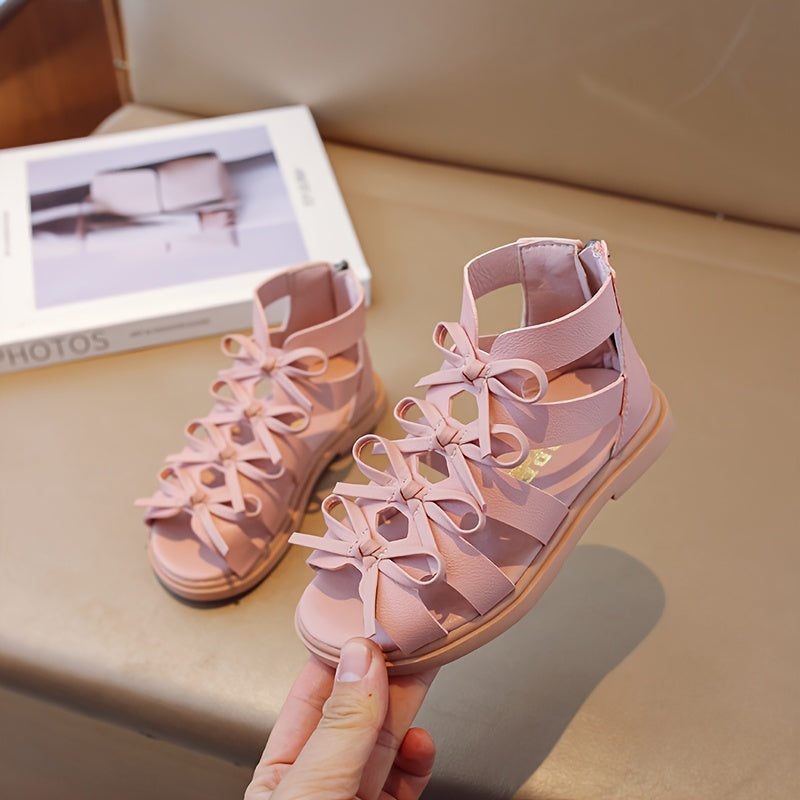 Bowknot Open Toe Sandals for Girls Lightweight Sandals
