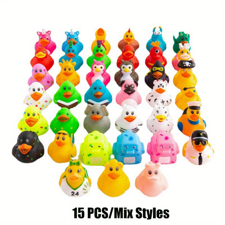 Random Styles 2 Inch Eco-Friendly Duck Toy For Kids Bathtub & Pool