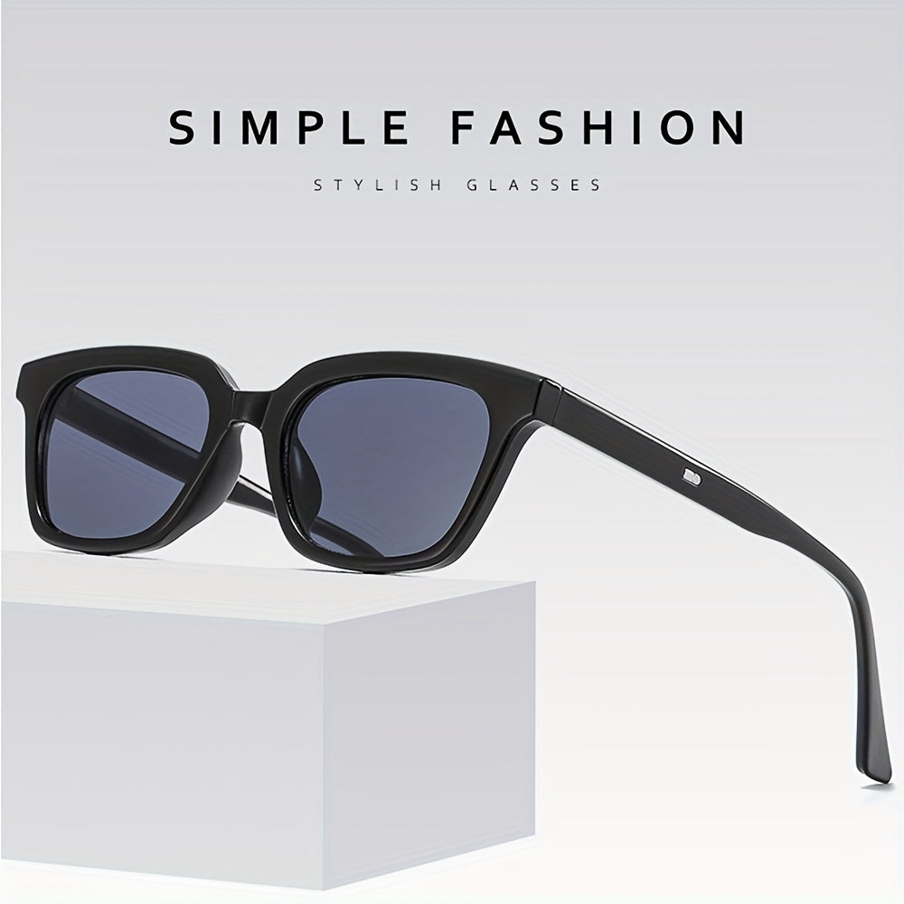 Large Frame Men's Sunglasses UV Protection For Street Photography