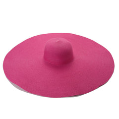 Large Brim Straw Hat Solid Breathable Casual Sun Hat