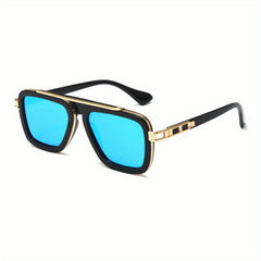 Men's Square Frame Sunglasses UV Protection for Cycling