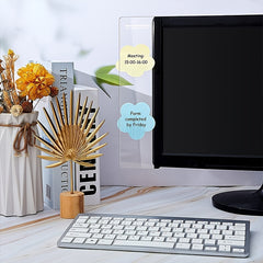 Multifunction Monitor Memo Board Transparent Side Panel For Office Home