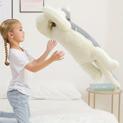 Big Husky Plush Soft Hugging Pillow Large Dog Stuffed Animals Toy Puppy Doll