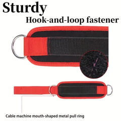 Adjustable D Ring Ankle Strap Leg Band for Gym Workout Glute Training
