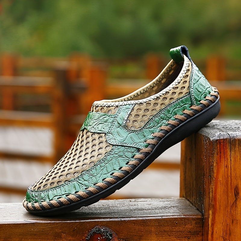 Men's Mesh Loafers Slip On Driving Shoes
